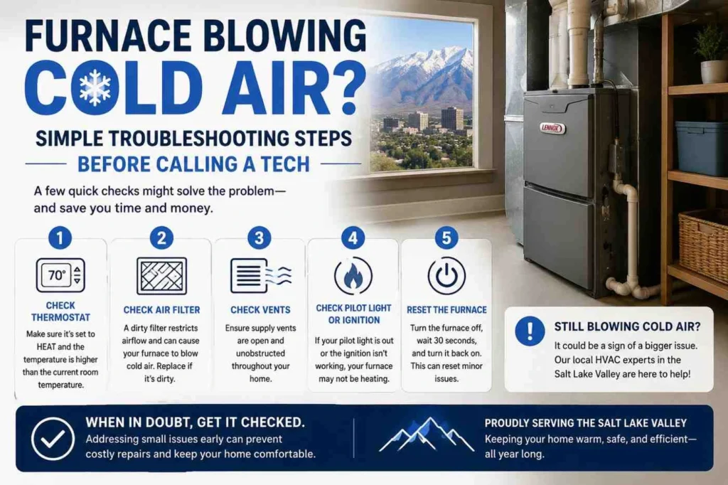 Furnace Blowing Cold Air? Simple Troubleshooting Steps Before Calling a Tech 