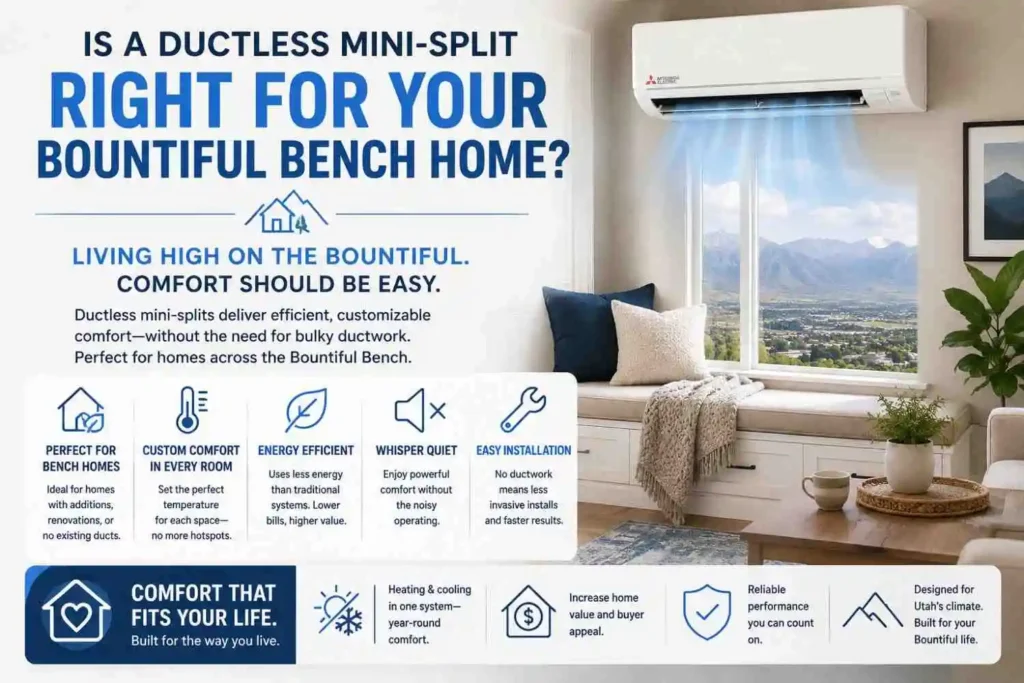 Is a Ductless Mini-Split Right for Your Bountiful Bench Home?  