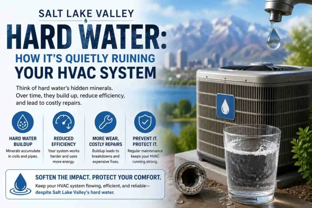 Salt Lake Valley Hard Water: How It’s Quietly Ruining Your HVAC System   